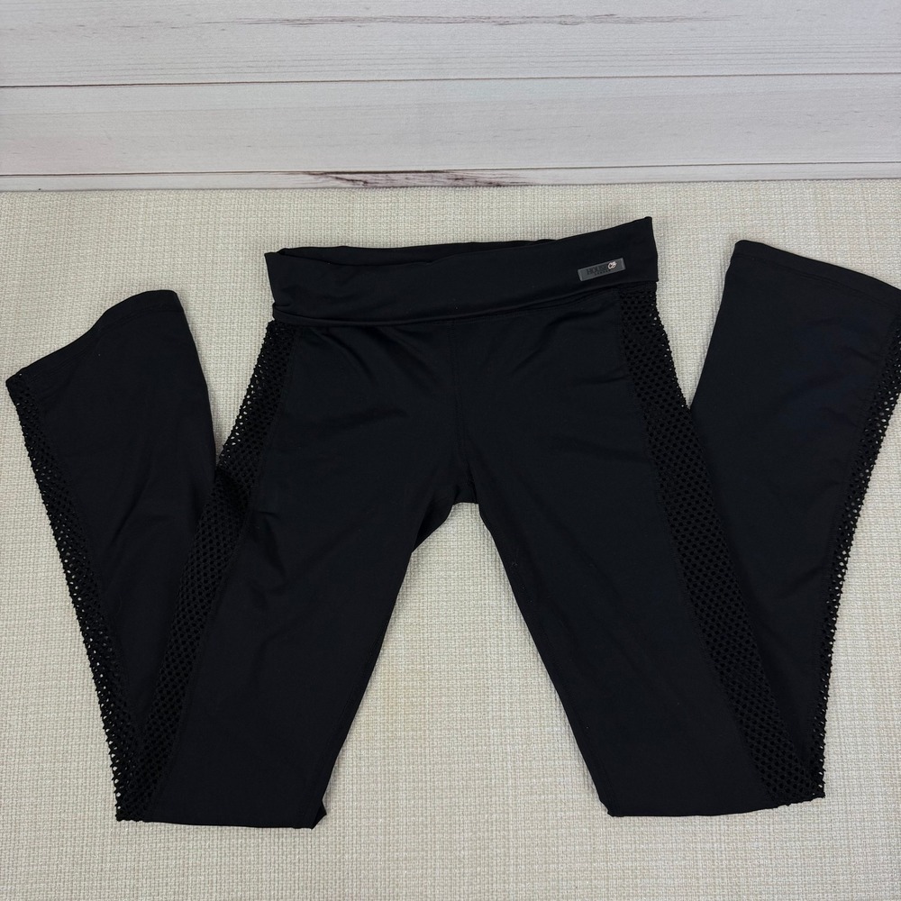 House of CB London Black Yoga Pants‎ Mesh Sides Womens XS